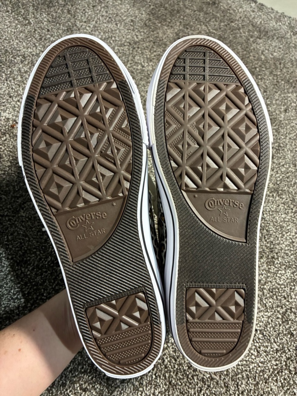 Converse All Star Animal Print Low Top Sneakers - Picture 6 of 8